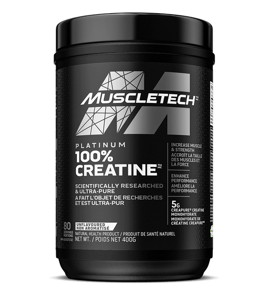 MuscleTech Platinum 100% Creatine Unflavoured, 400g - Singh Nutrition