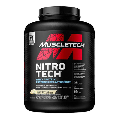 Muscle Tech Nitro Tech Whey Protein, 5lbs - Singh Nutrition