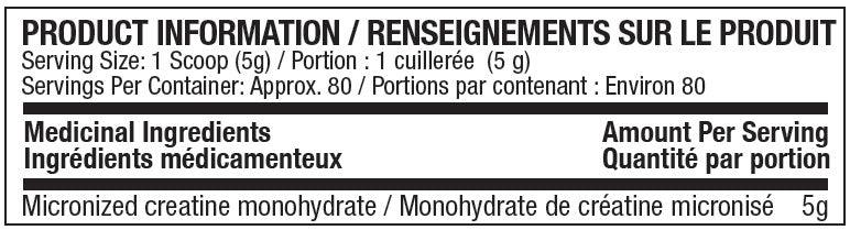 MuscleTech Platinum 100% Creatine Unflavoured, 400g - Singh Nutrition